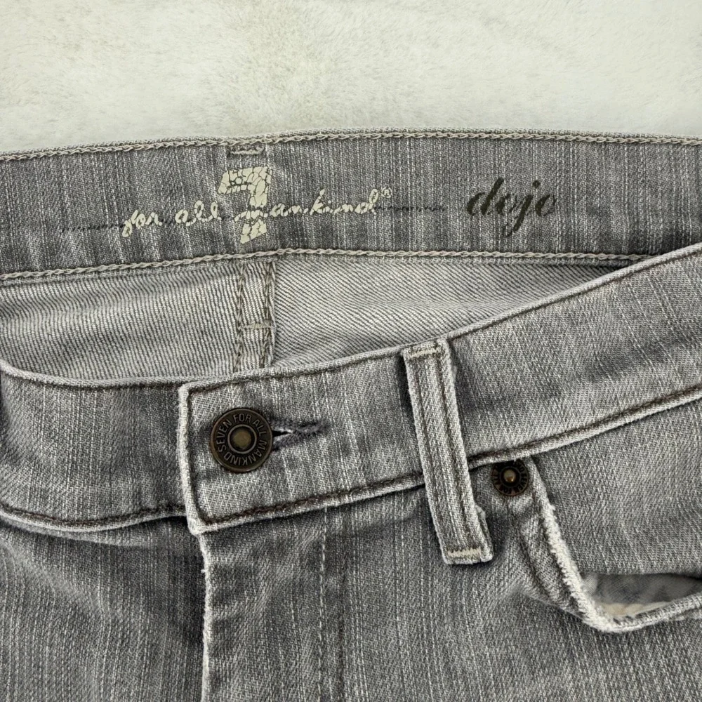 7 For All Mankind Dojo Jeans Gray Womens 28‎